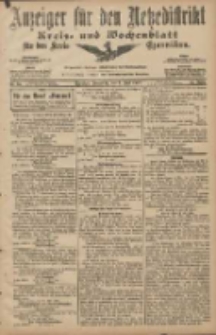 Anzeiger f&uuml;r den Netzedistrikt Kreis- und Wochenblatt f&uuml;r den Kreis Czarnikau 1907.06.01 Jg.55 Nr63