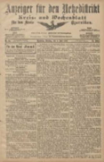Anzeiger f&uuml;r den Netzedistrikt Kreis- und Wochenblatt f&uuml;r den Kreis Czarnikau 1907.06.04 Jg.55 Nr64