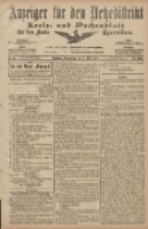 Anzeiger f&uuml;r den Netzedistrikt Kreis- und Wochenblatt f&uuml;r den Kreis Czarnikau 1907.06.06 Jg.55 Nr65