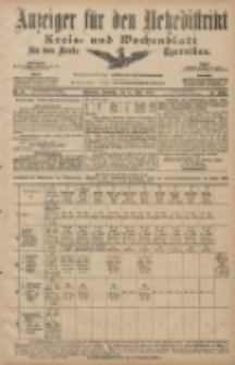 Anzeiger f&uuml;r den Netzedistrikt Kreis- und Wochenblatt f&uuml;r den Kreis Czarnikau 1907.06.11 Jg.55 Nr67