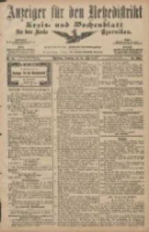 Anzeiger f&uuml;r den Netzedistrikt Kreis- und Wochenblatt f&uuml;r den Kreis Czarnikau 1907.06.25 Jg.55 Nr73