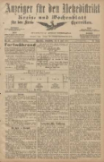 Anzeiger f&uuml;r den Netzedistrikt Kreis- und Wochenblatt f&uuml;r den Kreis Czarnikau 1907.07.06 Jg.55 Nr78