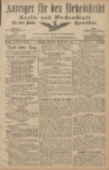 Anzeiger f&uuml;r den Netzedistrikt Kreis- und Wochenblatt f&uuml;r den Kreis Czarnikau 1907.07.11 Jg.55 Nr80