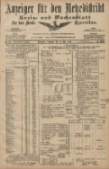 Anzeiger f&uuml;r den Netzedistrikt Kreis- und Wochenblatt f&uuml;r den Kreis Czarnikau 1907.07.16 Jg.55 Nr82