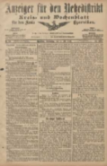 Anzeiger für den Netzedistrikt Kreis- und Wochenblatt für den Kreis Czarnikau 1907.07.13 Jg.55 Nr83