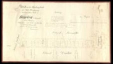 Plan II von der Abfindungsflaeche f&uuml;r Wald Berechtigung der baeuerlichen Wirthe zu Dembiec Kreis Schrimm. Aufgemessen [...] 1859 copirt [...] 1860 durch Heinemann.