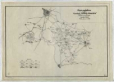 Mapa poglądowa majątk&oacute;w Fundacji "Zakłady K&oacute;rnickie" położonych w woj. poznańskim [...]. , [Wyk.] D. J.