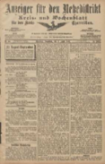 Anzeiger f&uuml;r den Netzedistrikt Kreis- und Wochenblatt f&uuml;r den Kreis Czarnikau 1907.08.03 Jg.55 Nr90