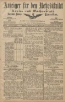 Anzeiger f&uuml;r den Netzedistrikt Kreis- und Wochenblatt f&uuml;r den Kreis Czarnikau 1907.08.10 Jg.55 Nr93