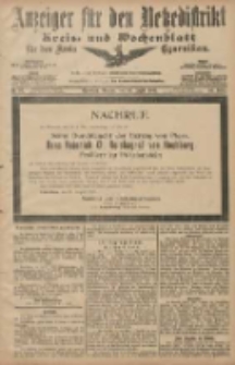 Anzeiger für den Netzedistrikt Kreis- und Wochenblatt für den Kreis Czarnikau 1907.08.20 Jg.55 Nr97