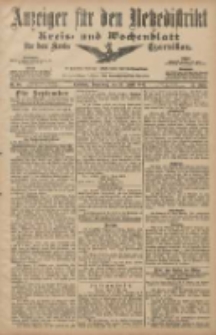 Anzeiger f&uuml;r den Netzedistrikt Kreis- und Wochenblatt f&uuml;r den Kreis Czarnikau 1907.08.22 Jg.55 Nr98