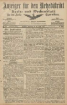 Anzeiger f&uuml;r den Netzedistrikt Kreis- und Wochenblatt f&uuml;r den Kreis Czarnikau 1907.08.29 Jg.55 Nr101