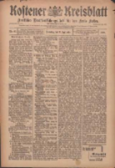 Kostener Kreisblatt: amtliches Veröffentlichungsblatt für den Kreis Kosten 1909.09.21 Jg.44 Nr113