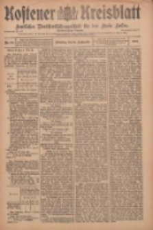 Kostener Kreisblatt: amtliches Ver&ouml;ffentlichungsblatt f&uuml;r den Kreis Kosten 1909.09.28 Jg.44 Nr116