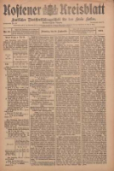 Kostener Kreisblatt: amtliches Veröffentlichungsblatt für den Kreis Kosten 1909.09.28 Jg.44 Nr116