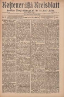 Kostener Kreisblatt: amtliches Ver&ouml;ffentlichungsblatt f&uuml;r den Kreis Kosten 1909.09.30 Jg.44 Nr117
