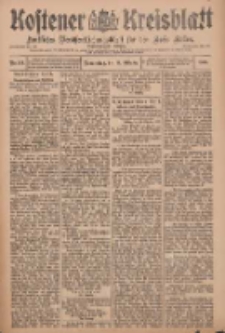 Kostener Kreisblatt: amtliches Ver&ouml;ffentlichungsblatt f&uuml;r den Kreis Kosten 1909.10.14 Jg.44 Nr123