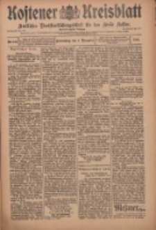 Kostener Kreisblatt: amtliches Veröffentlichungsblatt für den Kreis Kosten 1909.11.04 Jg.44 Nr132
