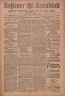 Kostener Kreisblatt: amtliches Veröffentlichungsblatt für den Kreis Kosten 1909.11.20 Jg.44 Nr139