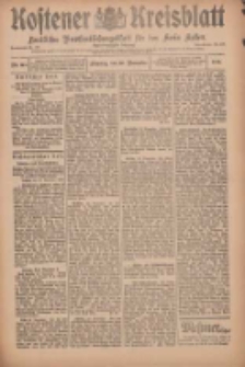 Kostener Kreisblatt: amtliches Ver&ouml;ffentlichungsblatt f&uuml;r den Kreis Kosten 1909.11.30 Jg.44 Nr143