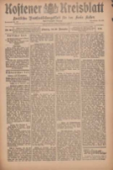 Kostener Kreisblatt: amtliches Veröffentlichungsblatt für den Kreis Kosten 1909.11.30 Jg.44 Nr143