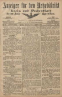 Anzeiger für den Netzedistrikt Kreis- und Wochenblatt für den Kreis Czarnikau 1907.09.12 Jg.55 Nr107