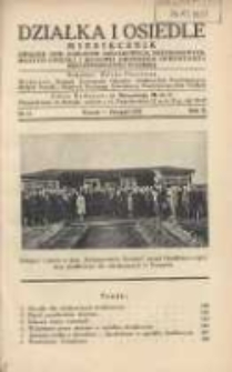 Działka i Osiedle: miesięcznik Związku Towarzystw Ogr&oacute;dk&oacute;w Działkowych Rzeczypospolitej Polskiej 1937.11 R.10 Nr11