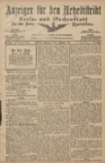 Anzeiger f&uuml;r den Netzedistrikt Kreis- und Wochenblatt f&uuml;r den Kreis Czarnikau 1907.09.17 Jg.55 Nr109