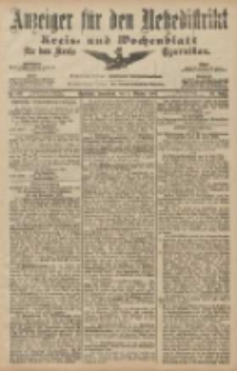 Anzeiger f&uuml;r den Netzedistrikt Kreis- und Wochenblatt f&uuml;r den Kreis Czarnikau 1907.10.05 Jg.55 Nr117