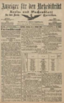 Anzeiger f&uuml;r den Netzedistrikt Kreis- und Wochenblatt f&uuml;r den Kreis Czarnikau 1907.10.08 Jg.55 Nr118