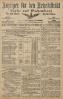 Anzeiger f&uuml;r den Netzedistrikt Kreis- und Wochenblatt f&uuml;r den Kreis Czarnikau 1907.10.24 Jg.55 Nr125
