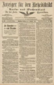 Anzeiger f&uuml;r den Netzedistrikt Kreis- und Wochenblatt f&uuml;r den Kreis Czarnikau 1907.11.05 Jg.55 Nr130