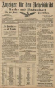 Anzeiger f&uuml;r den Netzedistrikt Kreis- und Wochenblatt f&uuml;r den Kreis Czarnikau 1907.11.07 Jg.55 Nr131