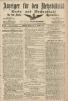 Anzeiger für den Netzedistrikt Kreis- und Wochenblatt für den Kreis Czarnikau 1907.11.19 Jg.55 Nr136