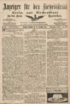 Anzeiger f&uuml;r den Netzedistrikt Kreis- und Wochenblatt f&uuml;r den Kreis Czarnikau 1907.11.20 Jg.55 Nr137