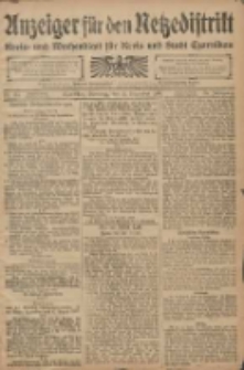 Anzeiger f&uuml;r den Netzedistrikt Kreis- und Wochenblatt f&uuml;r den Kreis Czarnikau 1907.12.31 Jg.55 Nr153