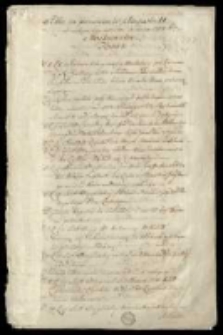 "Akta za panowania Augusta II od wstępu iego na tron do końca 1708 roku. Moskiewskie. Tom I."