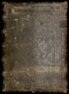 "Jordanus de tempore pars estiualis"