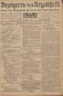Anzeiger f&uuml;r den Netzedistrikt Kreis- und Wochenblatt f&uuml;r den Kreis und Stadt Czarnikau 1908.01.09 Jg.56 Nr4