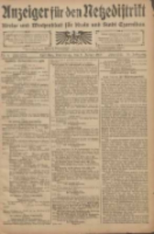 Anzeiger für den Netzedistrikt Kreis- und Wochenblatt für den Kreis und Stadt Czarnikau 1908.01.09 Jg.56 Nr4
