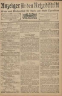 Anzeiger für den Netzedistrikt Kreis- und Wochenblatt für den Kreis und Stadt Czarnikau 1908.01.21 Jg.56 Nr9