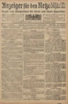 Anzeiger für den Netzedistrikt Kreis- und Wochenblatt für den Kreis und Stadt Czarnikau 1908.02.08 Jg.56 Nr17