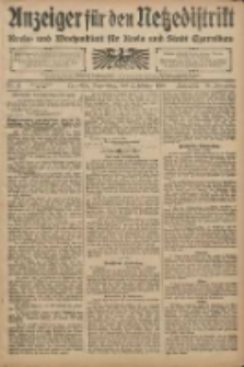 Anzeiger f&uuml;r den Netzedistrikt Kreis- und Wochenblatt f&uuml;r den Kreis und Stadt Czarnikau 1908.02.13 Jg.56 Nr19