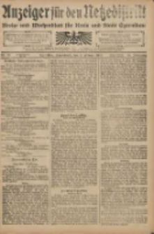 Anzeiger für den Netzedistrikt Kreis- und Wochenblatt für den Kreis und Stadt Czarnikau 1908.02.15 Jg.56 Nr20