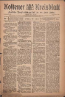 Kostener Kreisblatt: amtliches Ver&ouml;ffentlichungsblatt f&uuml;r den Kreis Kosten 1910.01.06 Jg.45 Nr2
