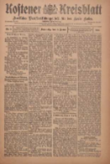 Kostener Kreisblatt: amtliches Veröffentlichungsblatt für den Kreis Kosten 1910.01.13 Jg.45 Nr5