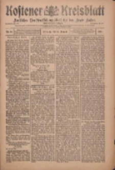 Kostener Kreisblatt: amtliches Veröffentlichungsblatt für den Kreis Kosten 1910.01.25 Jg.45 Nr10