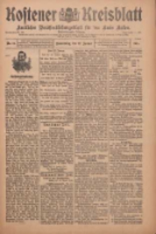 Kostener Kreisblatt: amtliches Veröffentlichungsblatt für den Kreis Kosten 1910.01.27 Jg.45 Nr11