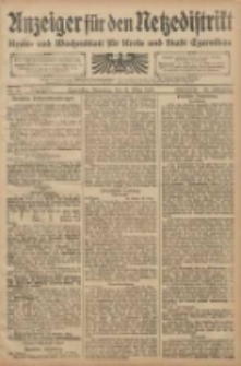 Anzeiger für den Netzedistrikt Kreis- und Wochenblatt für den Kreis und Stadt Czarnikau 1908.03.31 Jg.56 Nr39