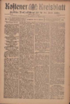 Kostener Kreisblatt: amtliches Ver&ouml;ffentlichungsblatt f&uuml;r den Kreis Kosten 1910.02.12 Jg.45 Nr18